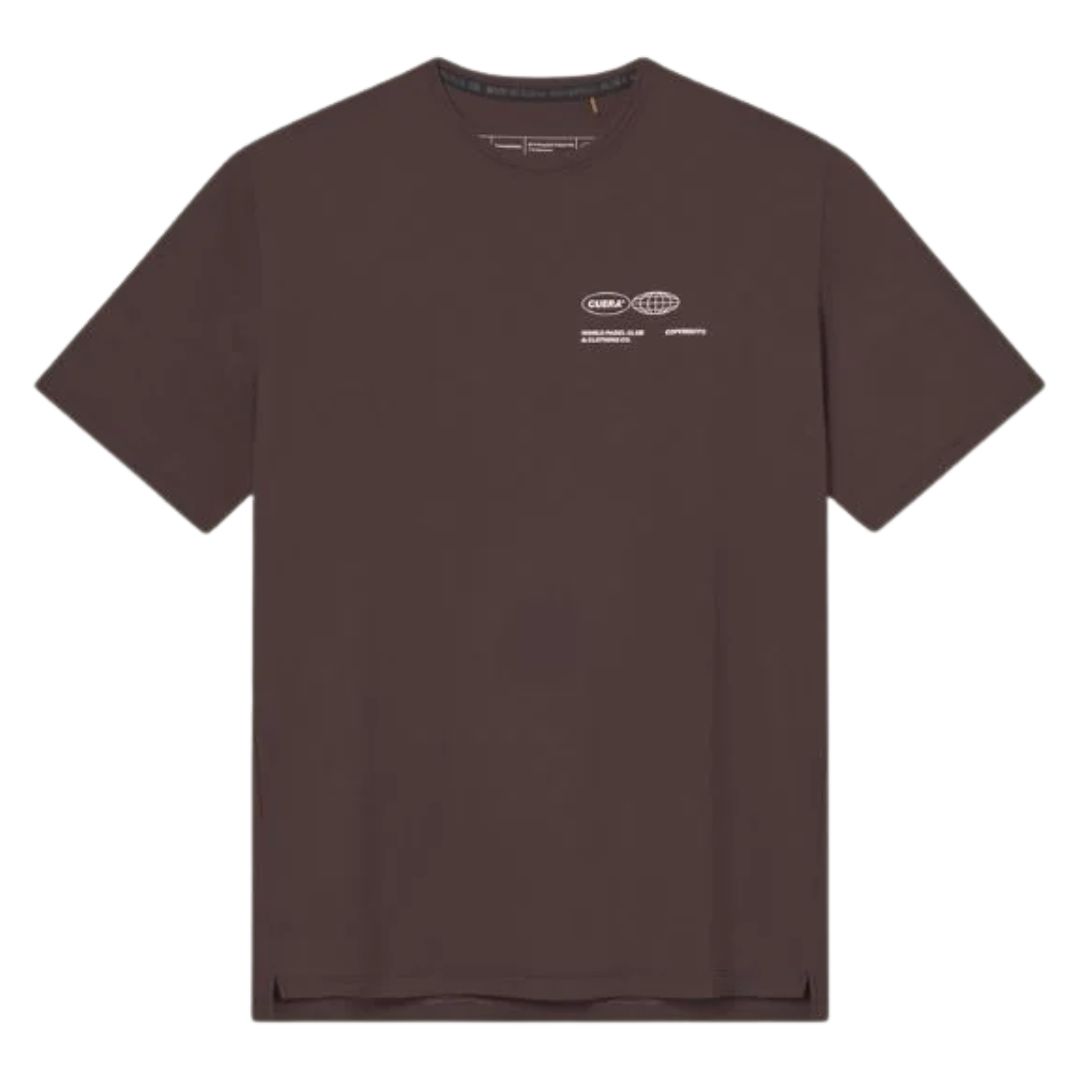 Cuera Oncourt Airy Logo T-shirt (Dark Brown) - XXL